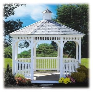 Octagon Standard Gazebo, Vinyl, #1