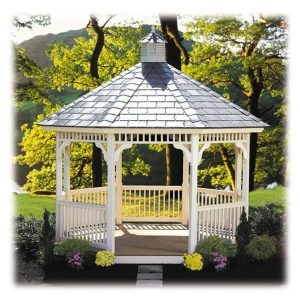 Octagon Victorian Gazebo, Vinyl #5