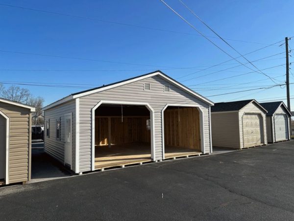 24' x 28' Estate Double Wide Garage, an Estate Series Shed - ** NEW STYLE - IN STOCK **