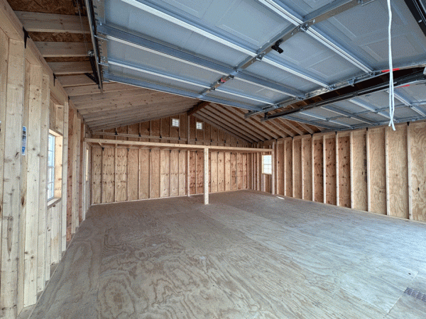 24' x 28' Estate Double Wide Garage, an Estate Series Shed - ** NEW STYLE - IN STOCK ** - Image 4