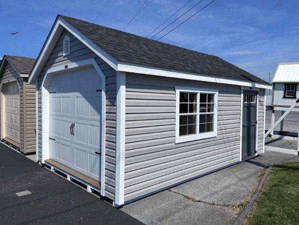 12' x 18' Heritage Garage, Vinyl Sided - IN STOCK