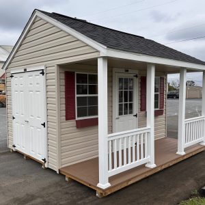 12' x 12' Cabana Shed, Vinyl Sided - IN STOCK