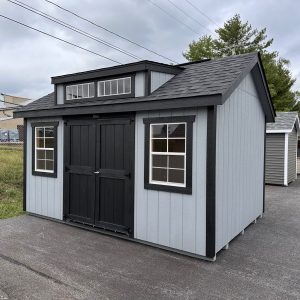 10' x 14' Painted Keystone Shed, An Estate Series Shed - IN STOCK