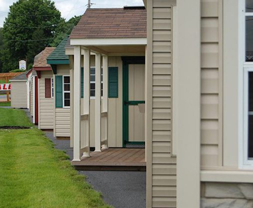 stock sheds in lot