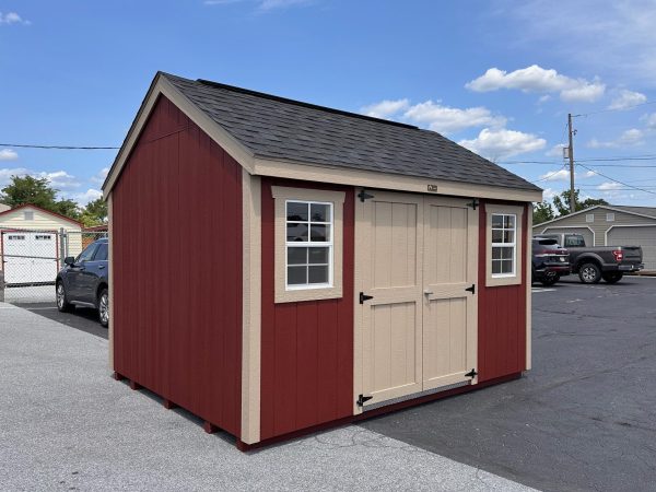 10' x 12' Craftsman Shed, Painted Wood Exterior - IN STOCK!