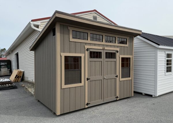 8' x 12' Painted Modern Studio, An Estate Series Shed - IN STOCK!
