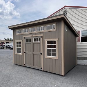8' x 14' Painted Modern Studio, An Estate Series Shed - IN STOCK