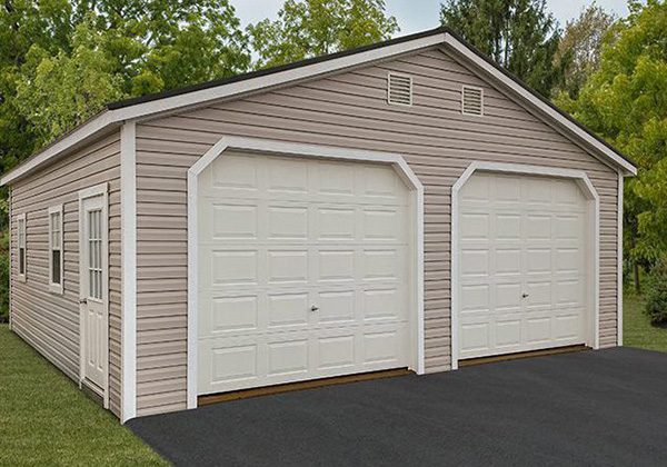 estate doublewide garage