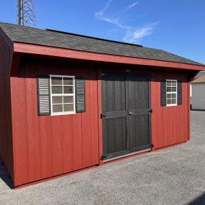 10' x 16' Painted Carriage Shed, A Classic Series Shed - SOLD!
