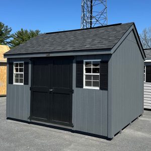 10' x 12' Craftsman Shed, Painted Wood Exterior - IN STOCK!