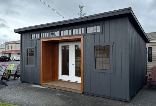 12' x 20' Painted Modern Studio, An Estate Series Shed - IN STOCK