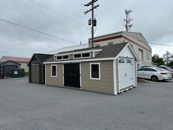 12' x 24' Keystone Garage, Vinyl Sided - IN STOCK!
