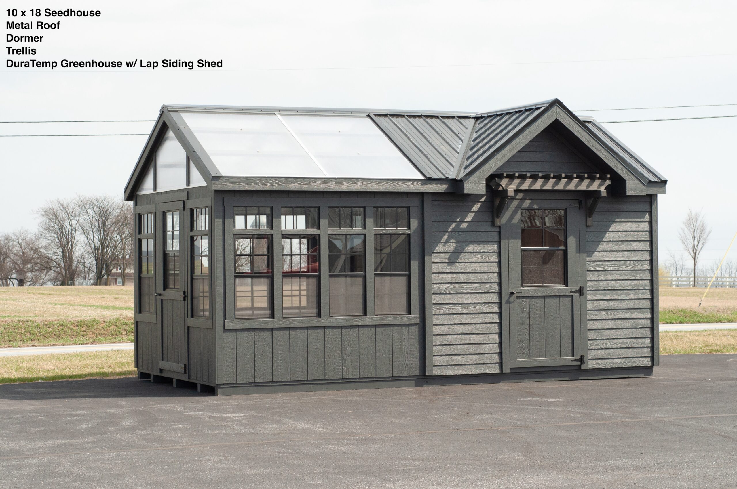 Seedhouses - 1/2 Shed | 1/2 Greenhouse - Image 6